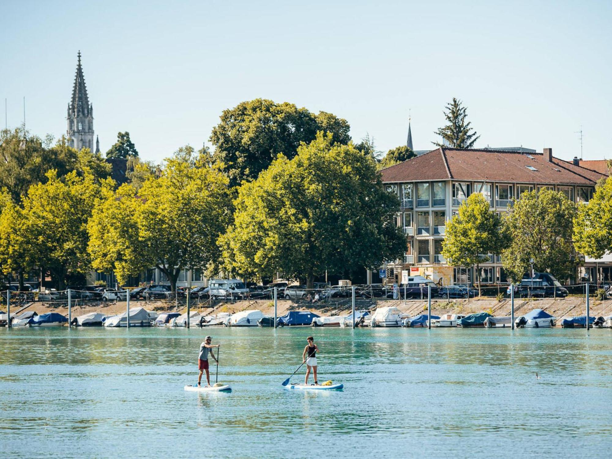 Seeglueck Seegold - Moderne Maisonette-Wohnung Mit Balkon Und Parkplatz In Seenaehe In Konstanz-Dingels-Dorf Экстерьер фото